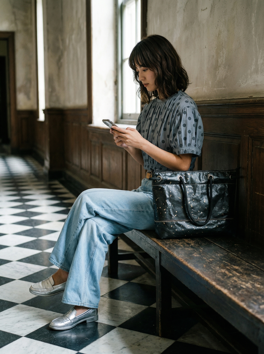 Tote Series - Offcut Black